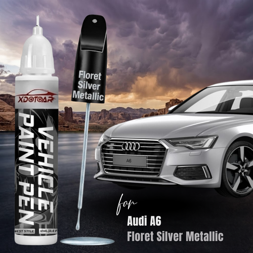 XDOTOAR Car Touch Up Paint for Audi, 2K Paint Technology, Quick Drying, Rust Protection - 18ml