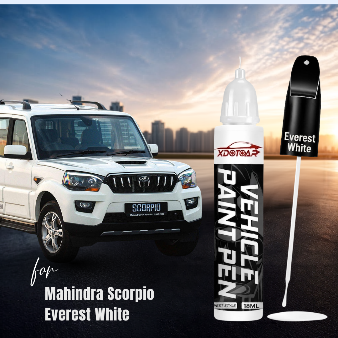 XDOTOAR Car Touch Up Paint for Mahindra, 2K Paint Technology, Quick Drying, Rust Protection - 18ml